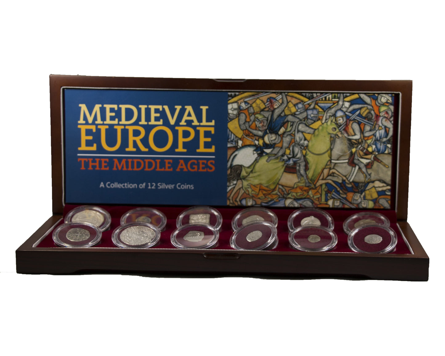 Medieval Europe: A Collection of 12 Silver Coins (2018 Edition)