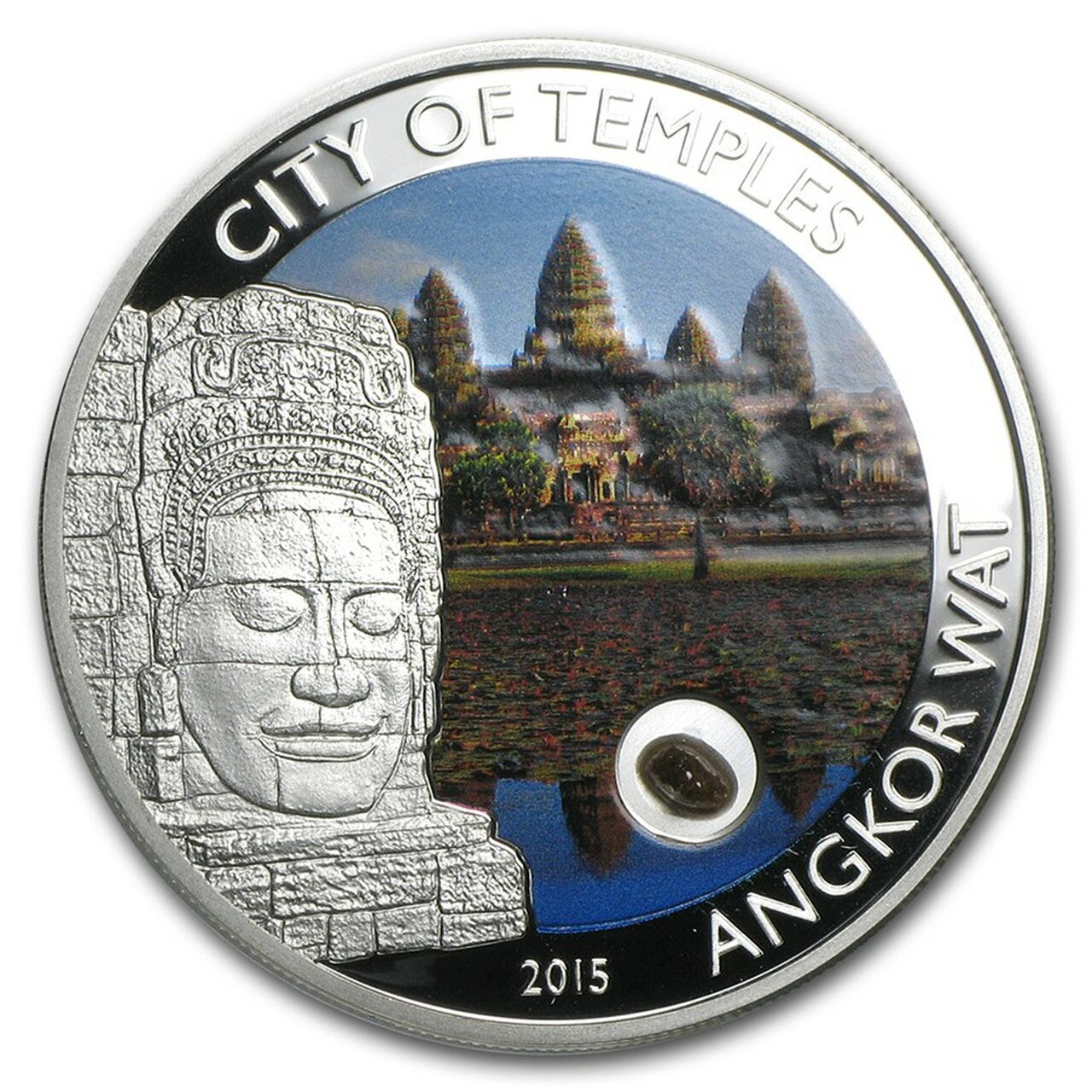 2015 Cook Islands City of Temples - Magical & Mystical Places - $5 Silver - Proof Coin