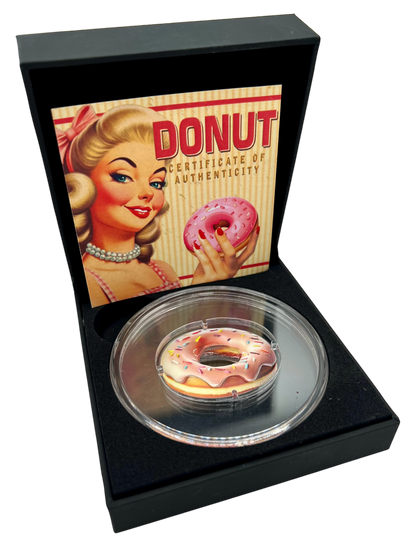 2024 Cameroon Pink Sprinkle Donut- 1 oz Silver