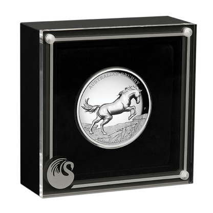 2021 Brumby 2 Oz Silver Proof - Perth Mint