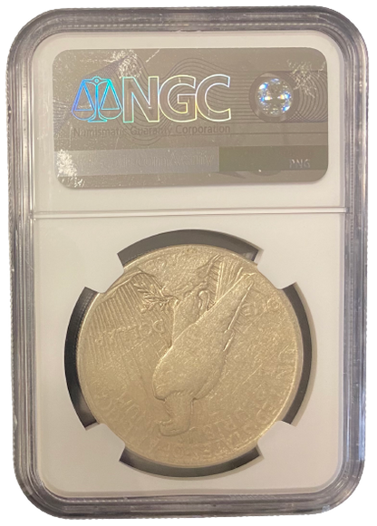 1921 Peace Silver Dollar - High Relief - NGC F15
