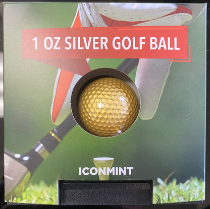 2023 Samoa Golf Ball Spherical 1 Oz Silver - Icon Mint