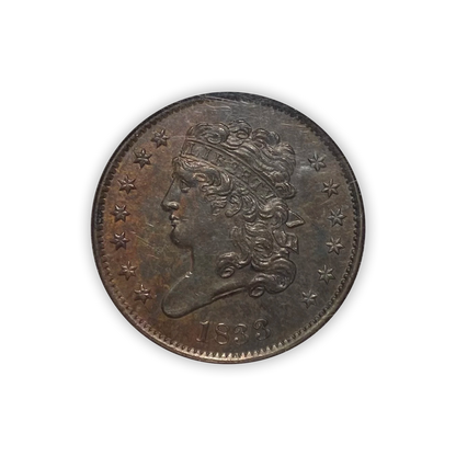 1833 Classic Head Half Cent - NGC MS61 BN