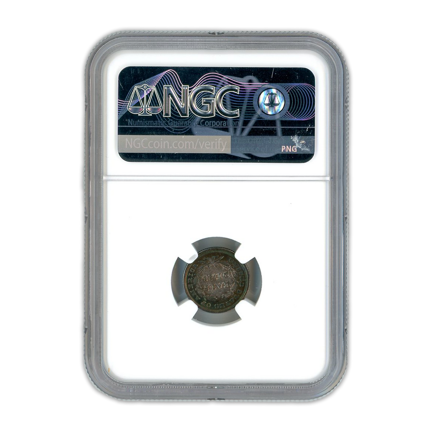 1838 Seated Liberty Half Dime Small Stars NGC AU58
