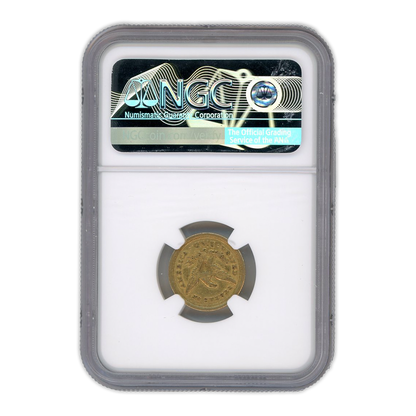 1843 $2.5 Gold Liberty Head - Small Date - NGC AU58