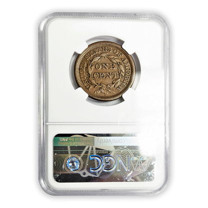 1848 Braided Hair Large Cent - NGC XF45 BN