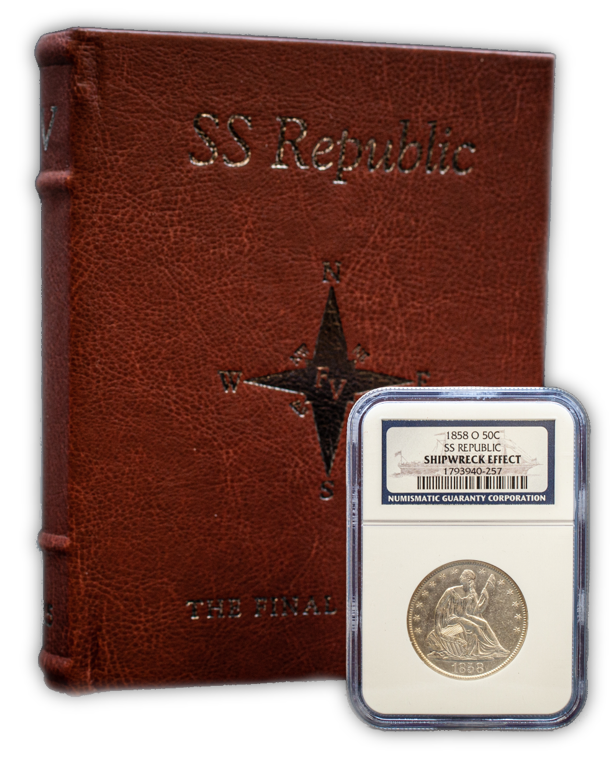 1858-O Seated Liberty Half Dollar - SS Republic Shipwreck - NGC Certified
