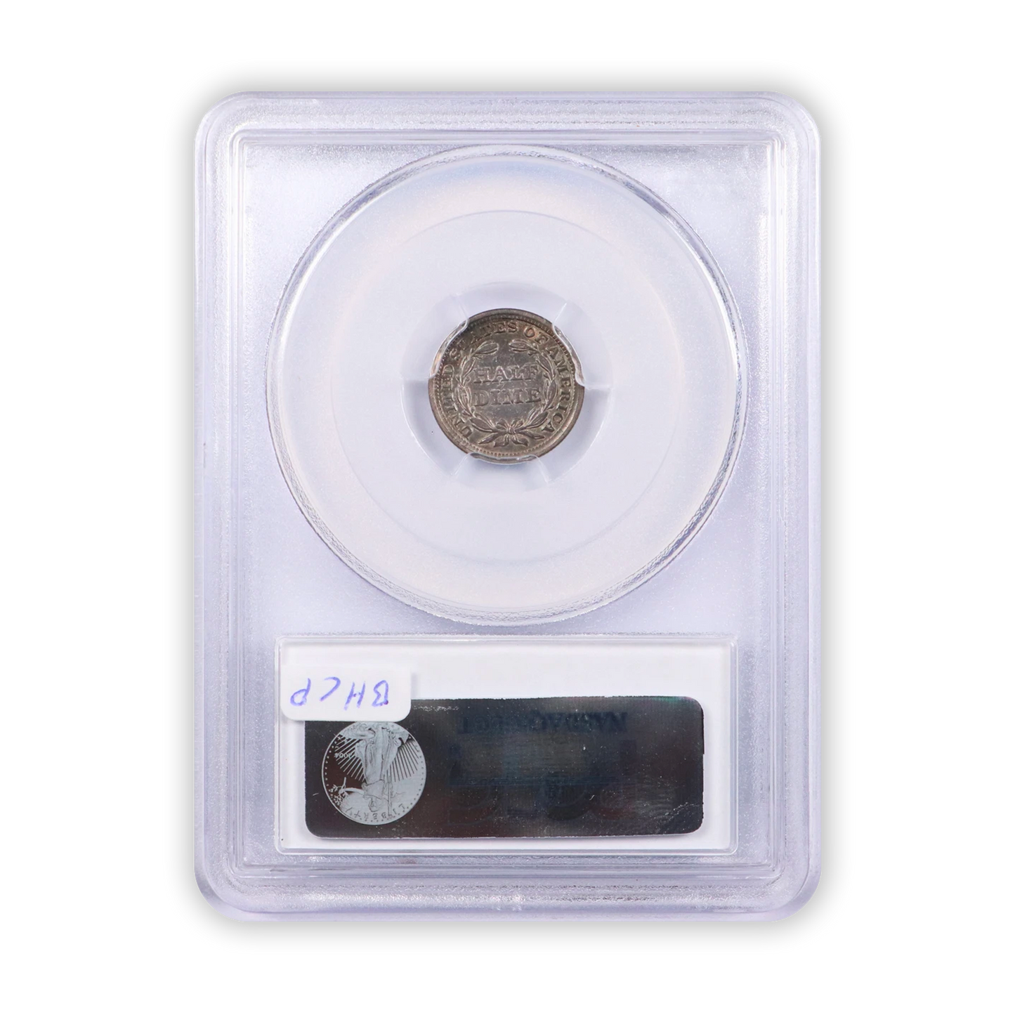 1858 Seated Liberty Half Dime - PCGS AU55 CAC