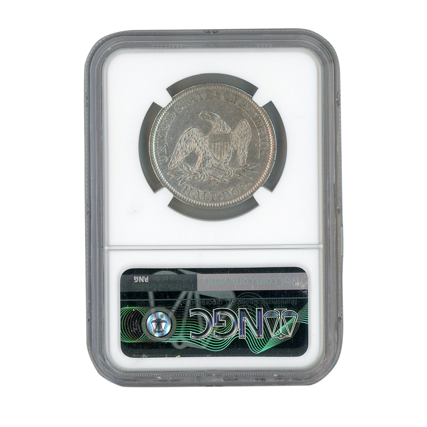 1861 O 50C Bud Speared - NGC XF 45 VP 001