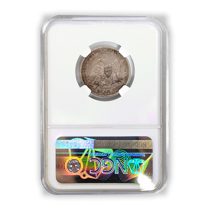 1861 Seated Liberty Quarter Philadelphia - NGC XF 45