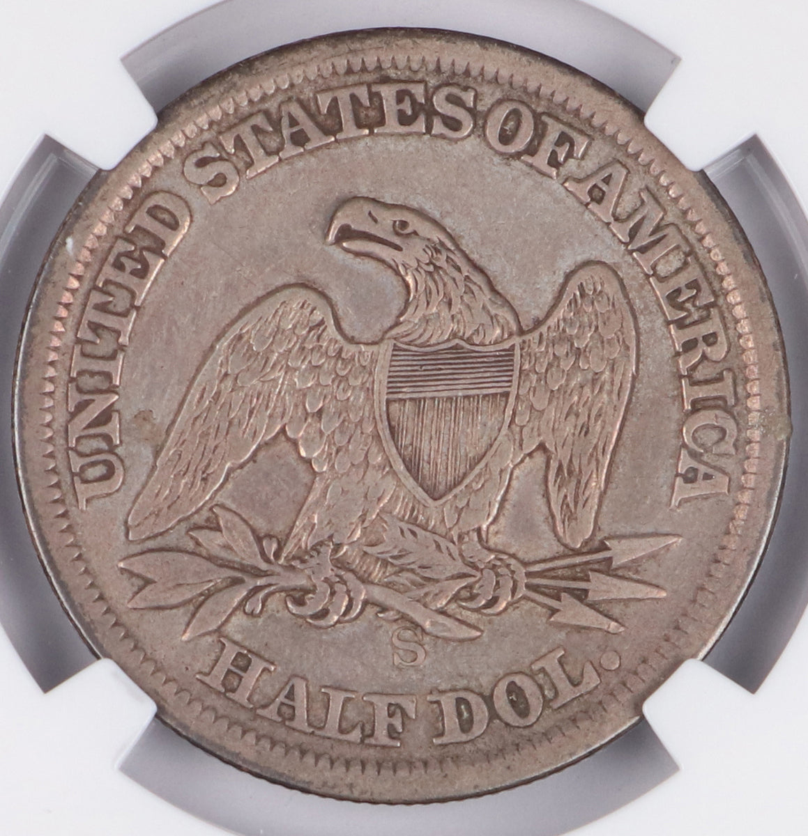 1864 S Seated Liberty Half Dollar San Francisco - NGC VF35 Newman