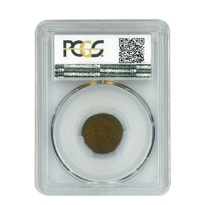 1869 Indian Cent - PCGS XF40 CAC Label