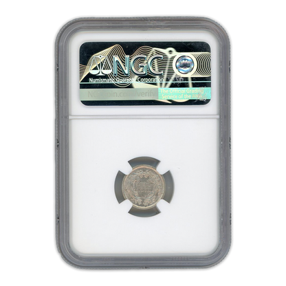 1872 Half Dime NGC AU55