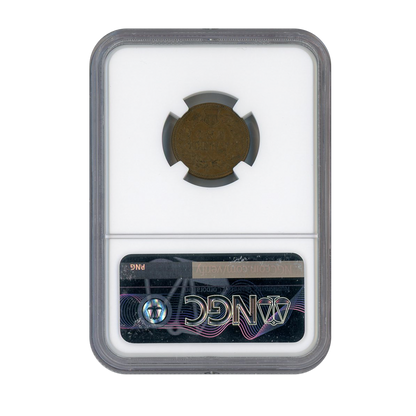 1876 Indian Cent - NGC AU53 Star BN
