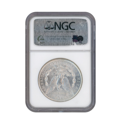 1878 Morgan Silver Dollar Philadelphia - 7TF REV OF 79 - NGC MS62