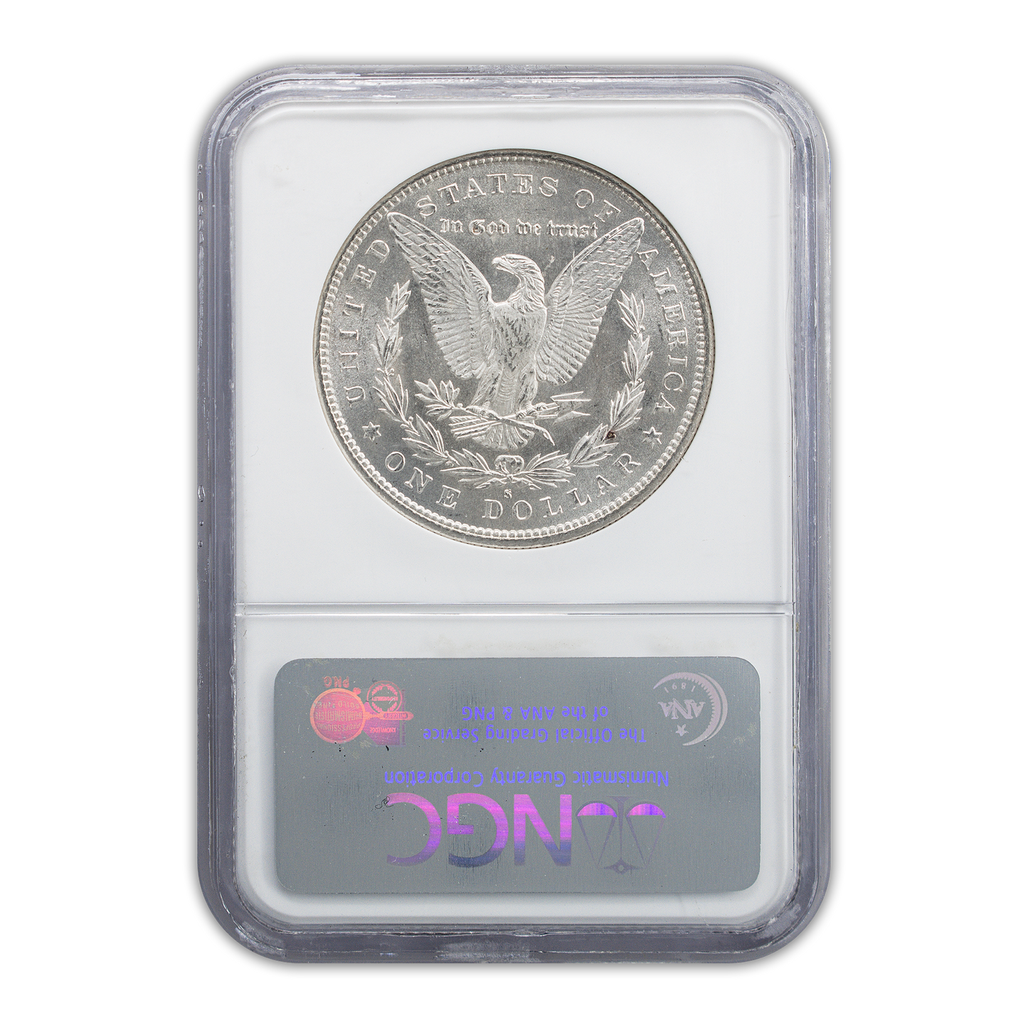 1879 Morgan Silver Dollar San Francisco - NGC MS64 Sight White