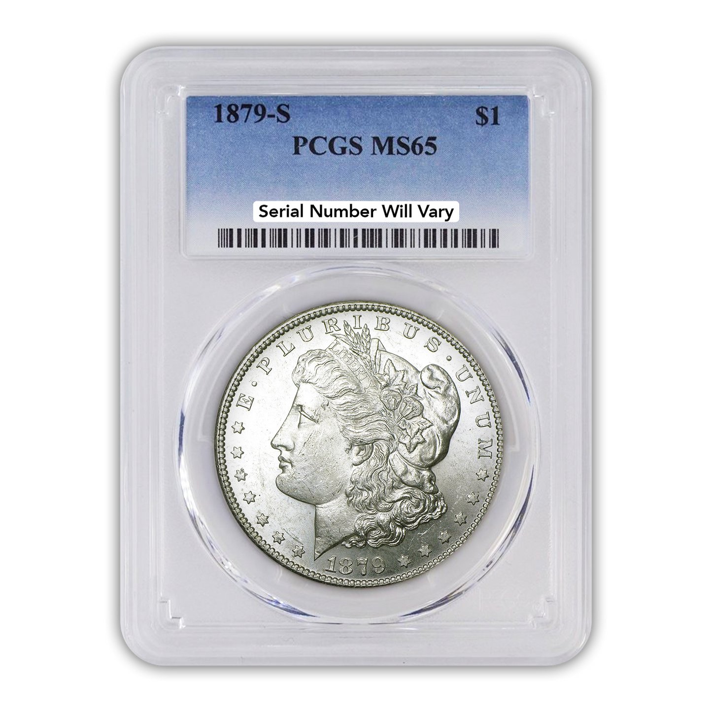1879 Morgan Silver Dollar San Francisco - PCGS MS65