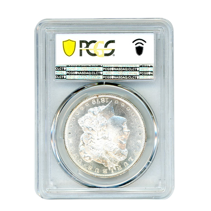1879 S Silver Eagle - Struck Thru Reverse - PCGS MS64