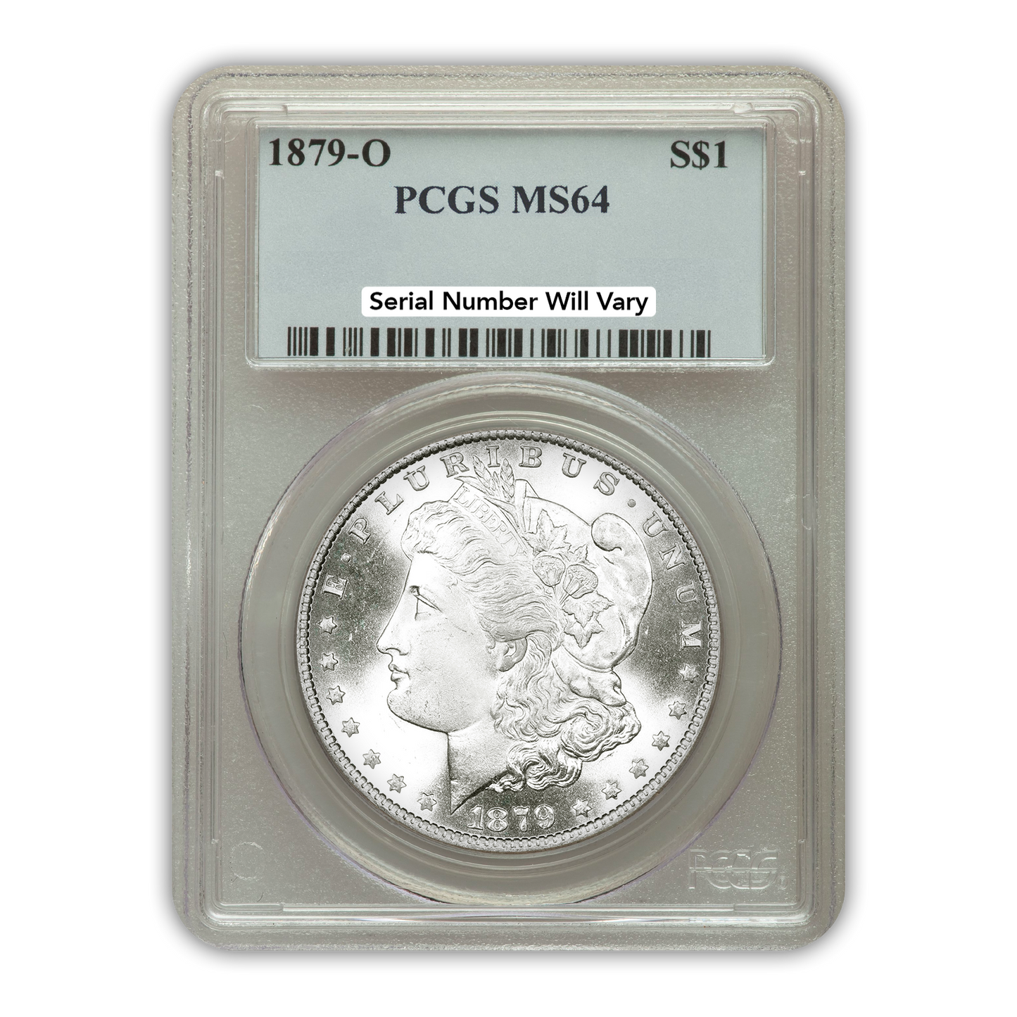 1879 Morgan Silver Dollar New Orleans - PCGS MS64