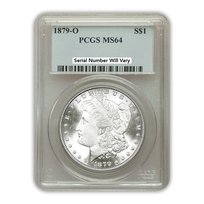 1879 Morgan Silver Dollar New Orleans - PCGS MS64