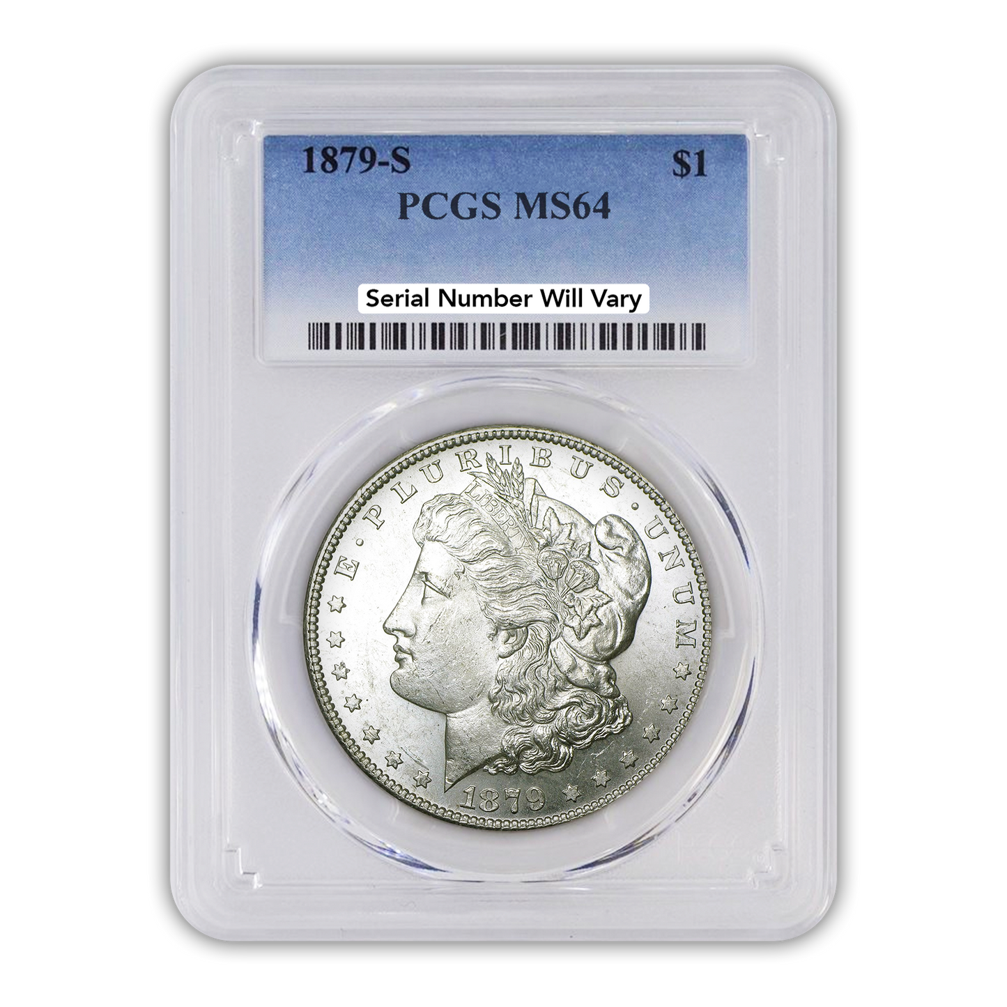 1879 Morgan Silver Dollar San Francisco - PCGS MS64