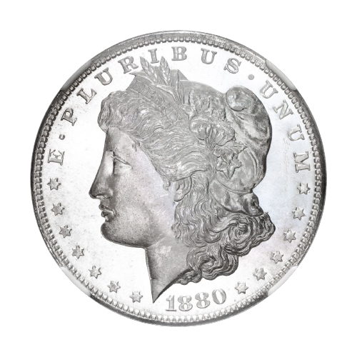 1880-S Morgan Silver Dollar San Francisco - NGC MS68