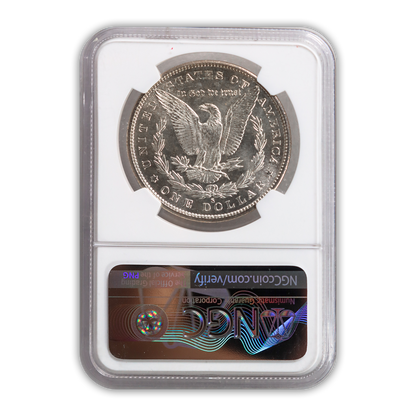 1880 Morgan Silver Dollar San Francisco - NGC MS64+ Sight White