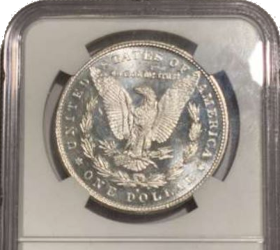 1880 S Morgan Silver Dollar San Francisco - NGC MS64 DPL Sight White