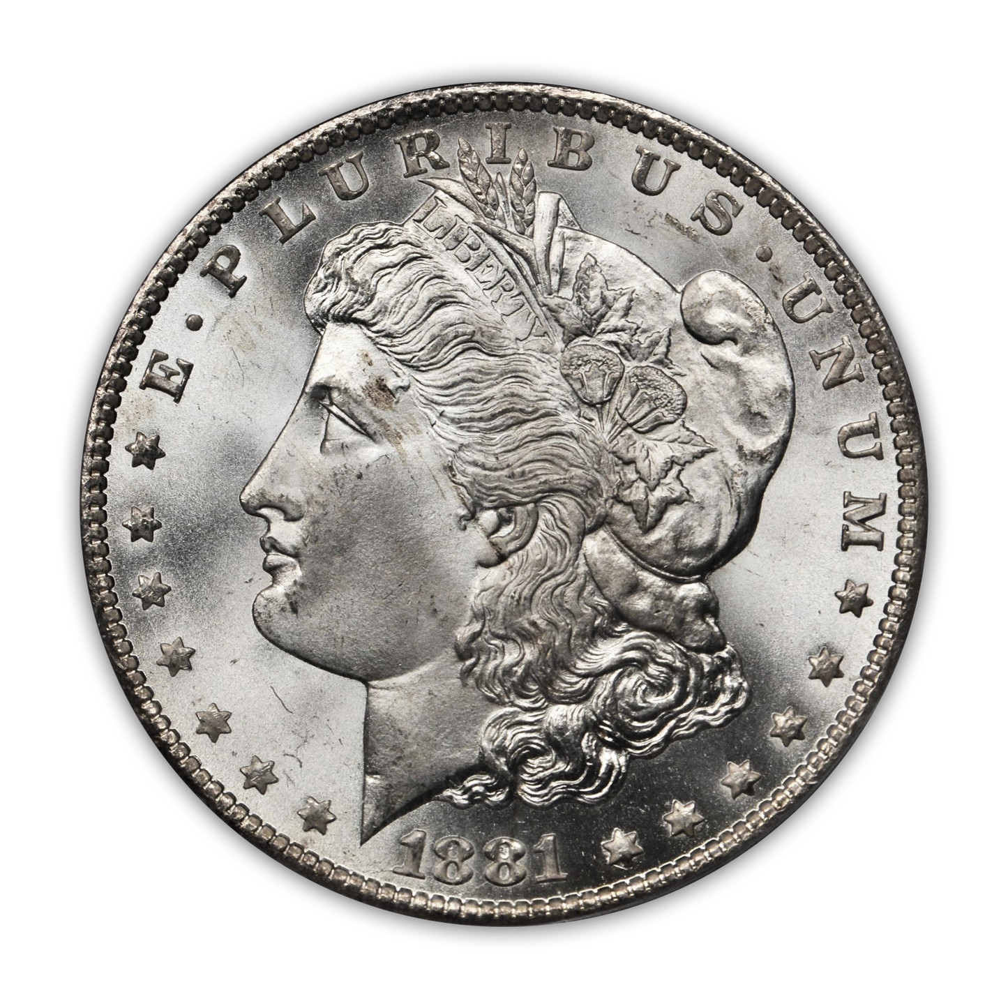 1881 Morgan Silver Dollar Carson City - Brilliant Uncirculated