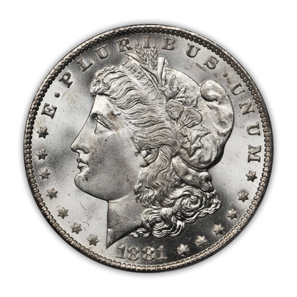 1881 Morgan Silver Dollar Carson City - Brilliant Uncirculated
