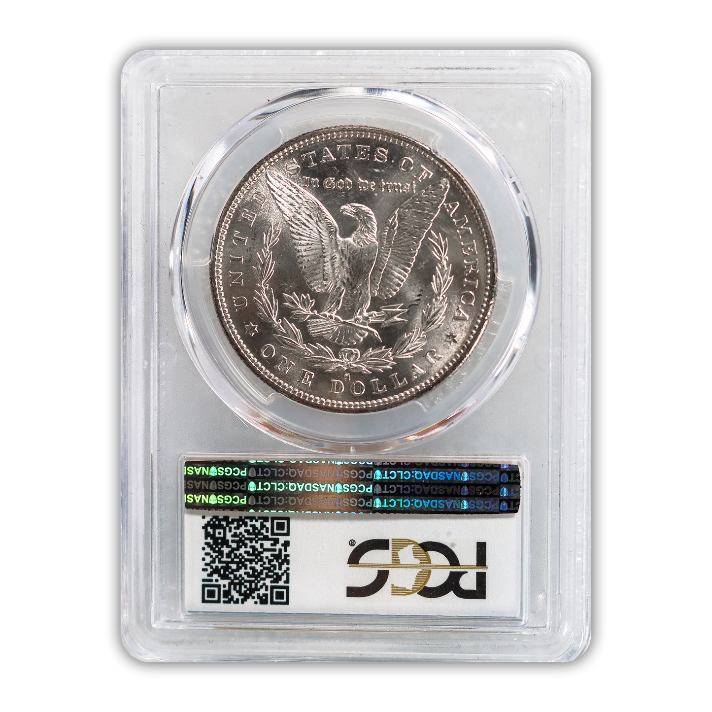 1882 Morgan Silver Dollar San Francisco - PCGS MS64+ Sight White