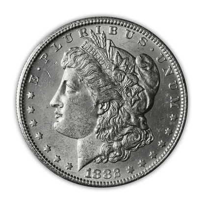 1882 Morgan Silver Dollar San Francisco - Brilliant Uncirculated - CoinsTV