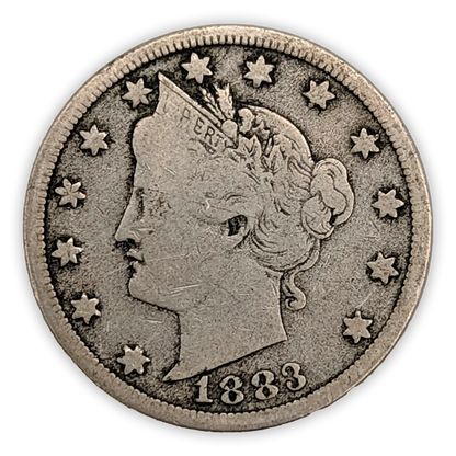1883 Liberty No Cents Nickel - Collector Quality Circulated