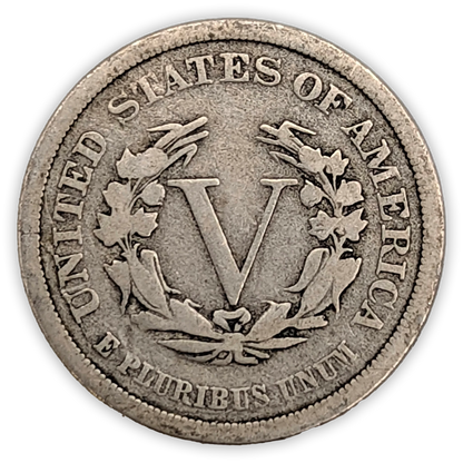 1883 Liberty No Cents Nickel - Collector Quality Circulated