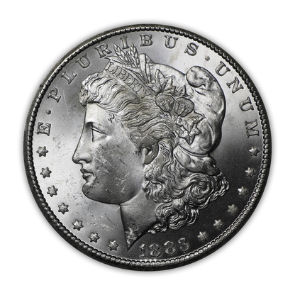 1883 Morgan Silver Dollar New Orleans - Brilliant Uncirculated