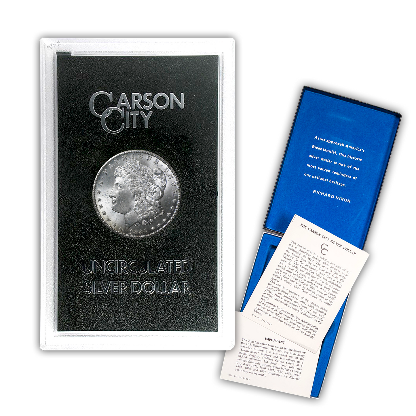 1884 Morgan Silver Dollar Carson City - GSA