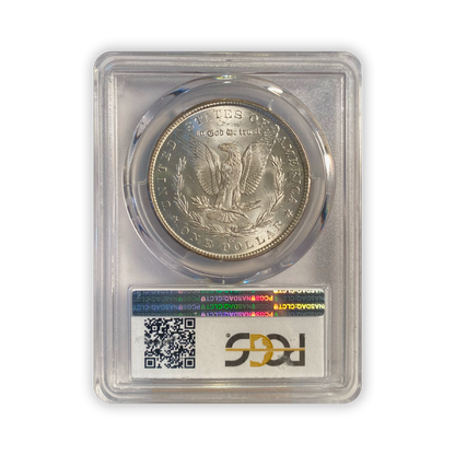 1884 Morgan Silver Dollar Carson City - PCGS MS64 Rainbow Toned