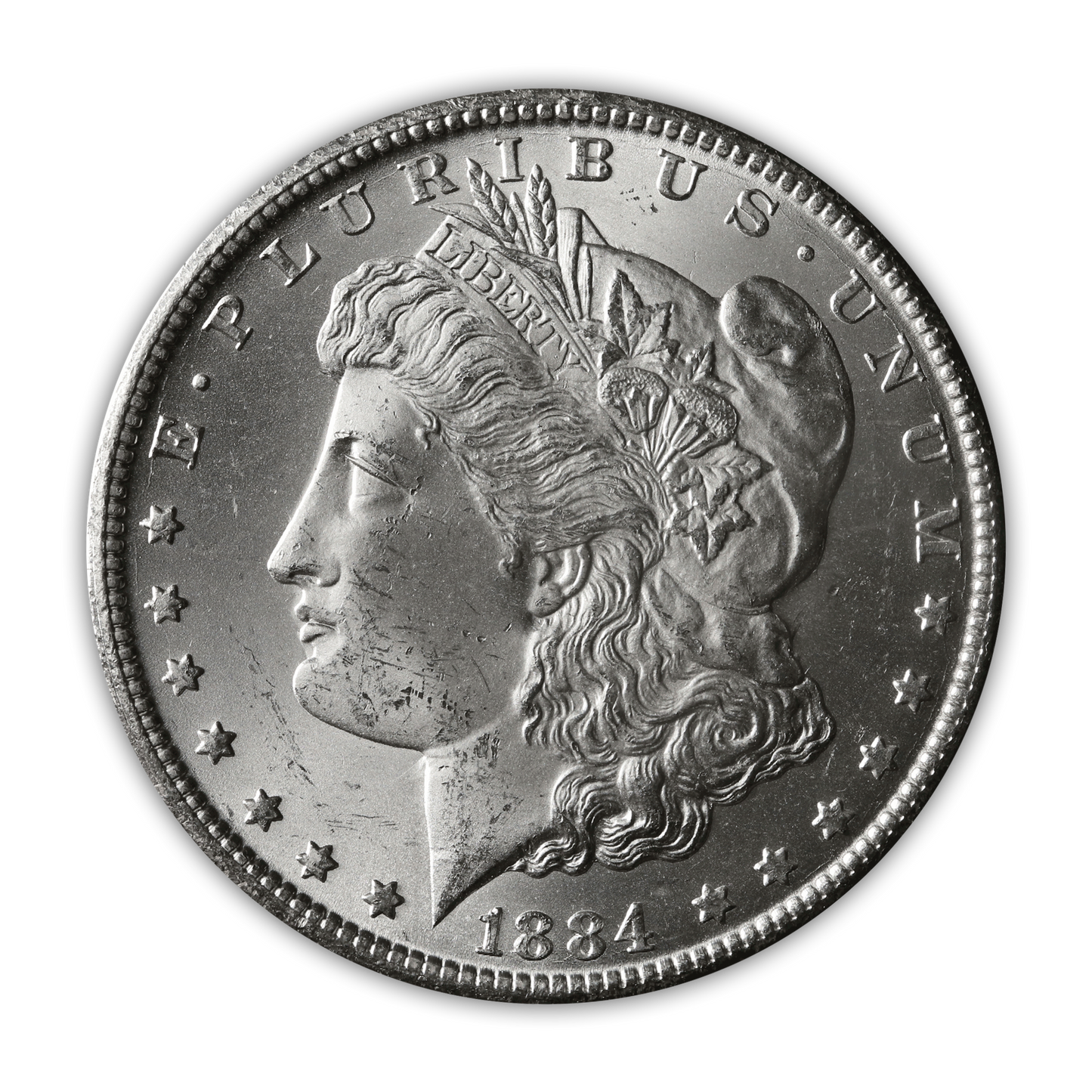 1884 Morgan Silver Dollar Carson City - Brilliant Uncirculated