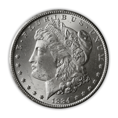 1884 Morgan Silver Dollar Carson City - Brilliant Uncirculated