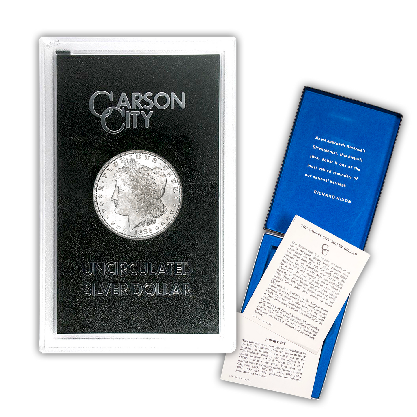 1885 Morgan Silver Dollar Carson City - GSA