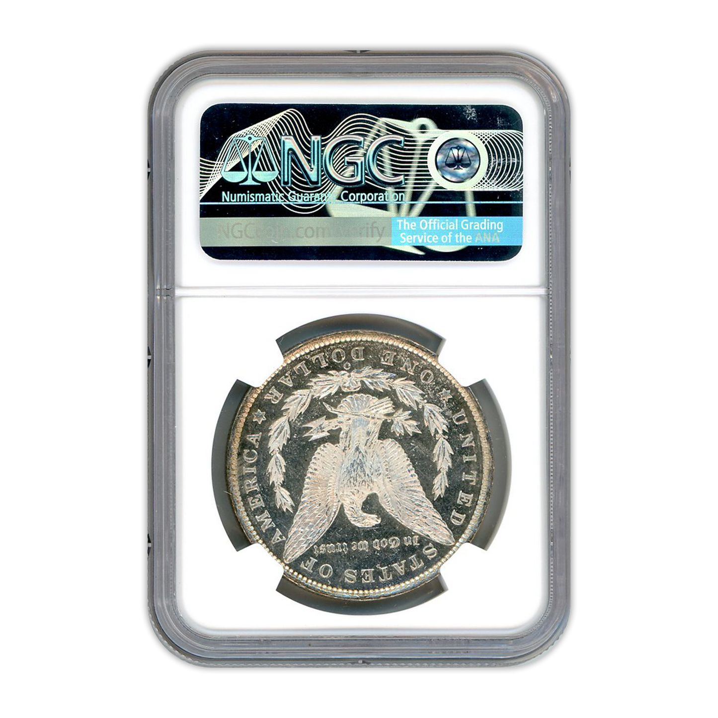 1885 Morgan Silver Dollar New Orleans NGC MS60 DPL