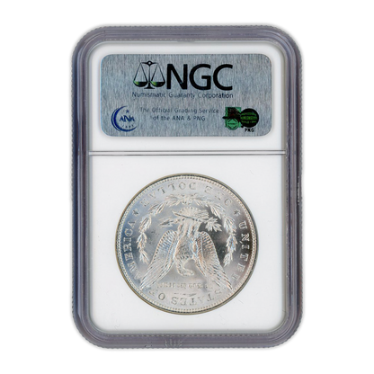 1885 Morgan Silver Dollar Philadelphia - NGC MS64 Sight White