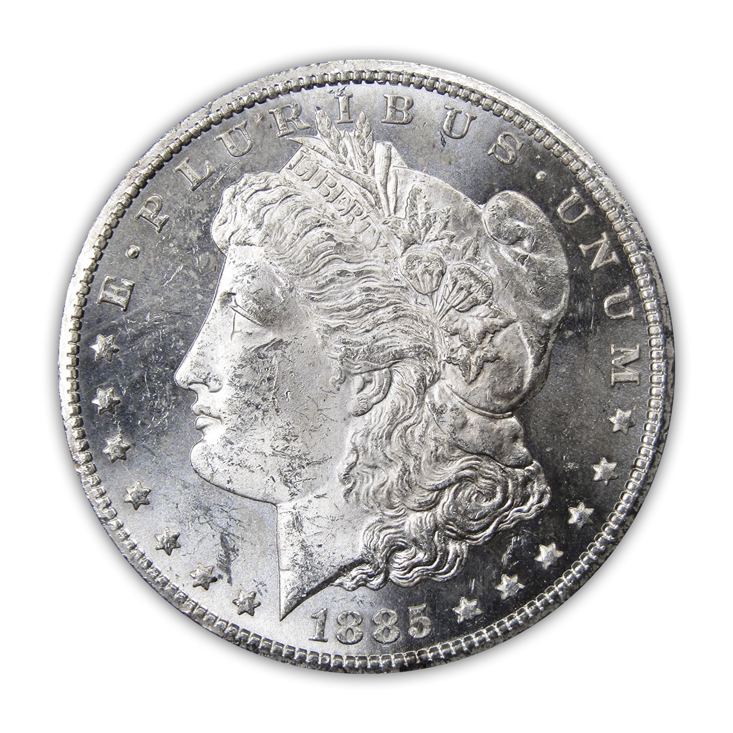 1885 Morgan Silver Dollar Carson City - Brilliant Uncirculated