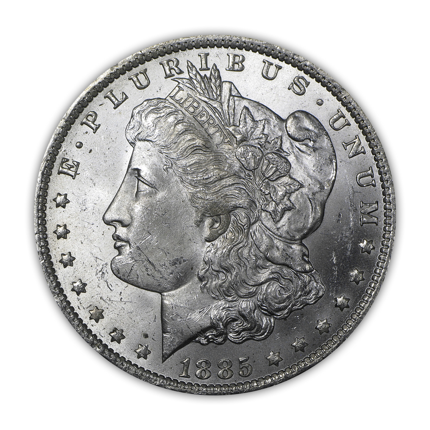 1885 Morgan Silver Dollar New Orleans - Brilliant Uncirculated