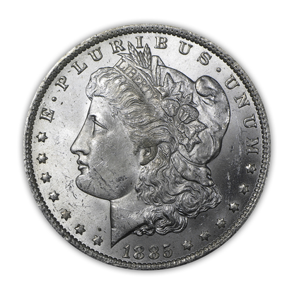 1885 Morgan Silver Dollar New Orleans - Brilliant Uncirculated