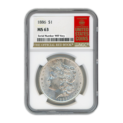 1886 Morgan Silver Dollar Philadelphia - NGC MS63