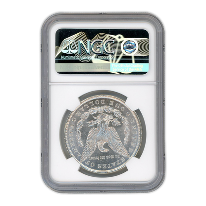 1886 Morgan Silver Dollar Philadelphia - NGC MS63 Sight White