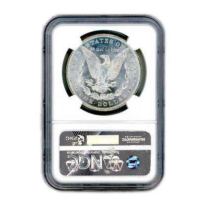 1887 Morgan Silver Dollar Philadelphia - NGC MS63 Sight White