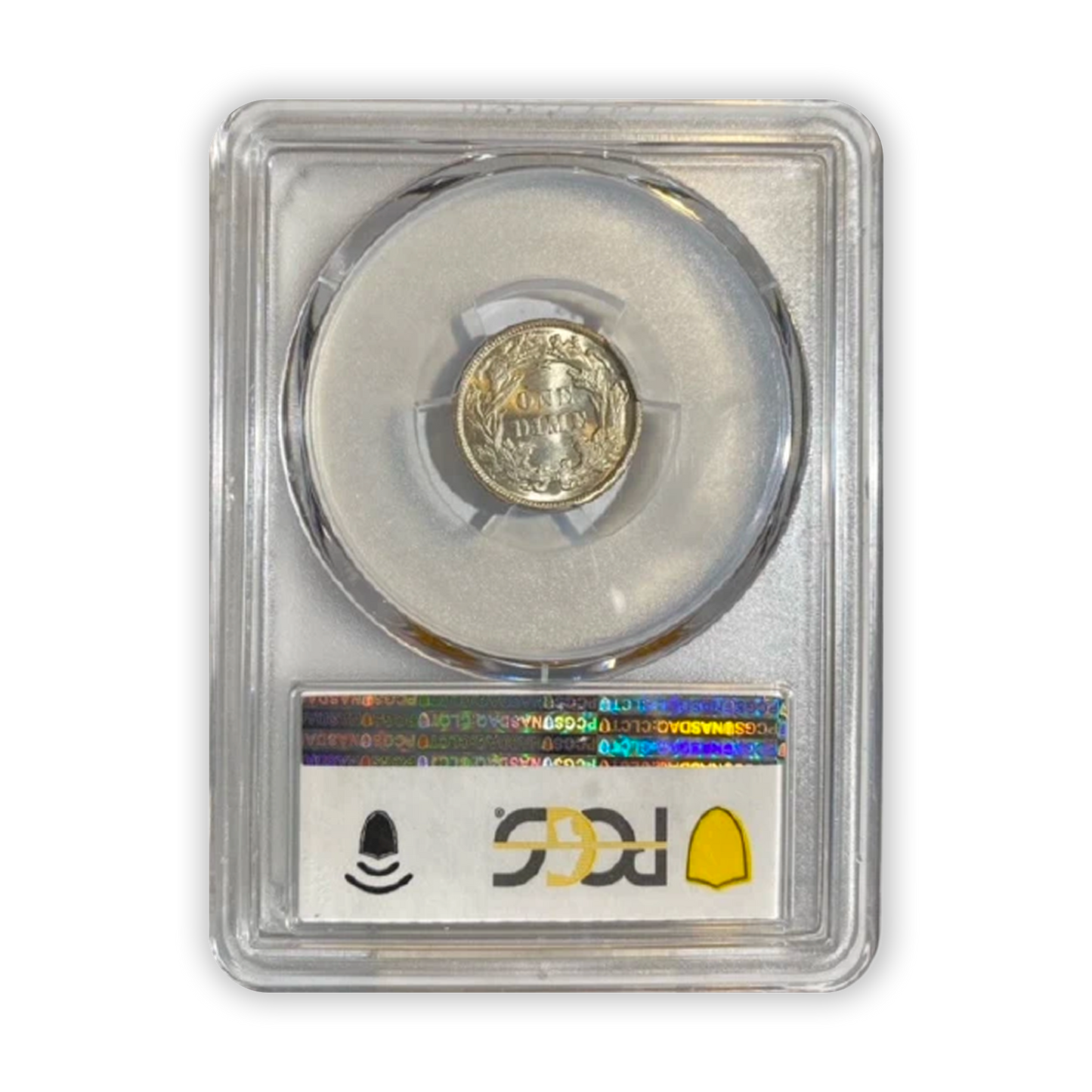 1887 Seated Liberty Dime Philadelphia - PGCS MS65 Sight White
