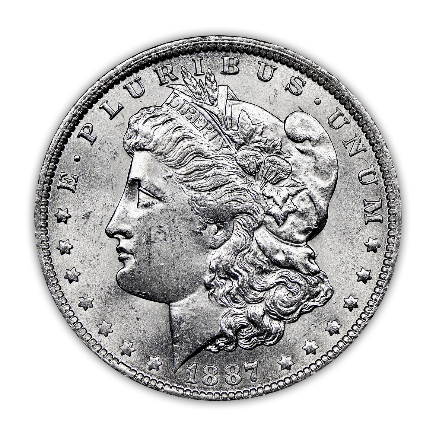 1887 Morgan Silver Dollar New Orleans - Brilliant Uncirculated